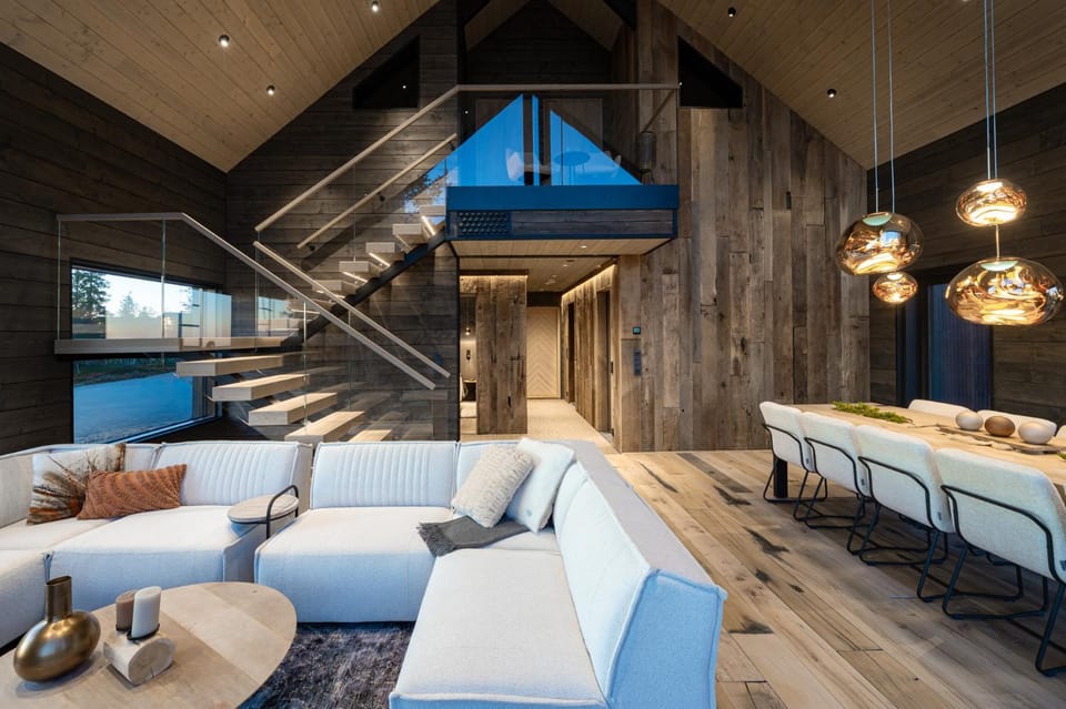 Living room, Seating area, Dining area