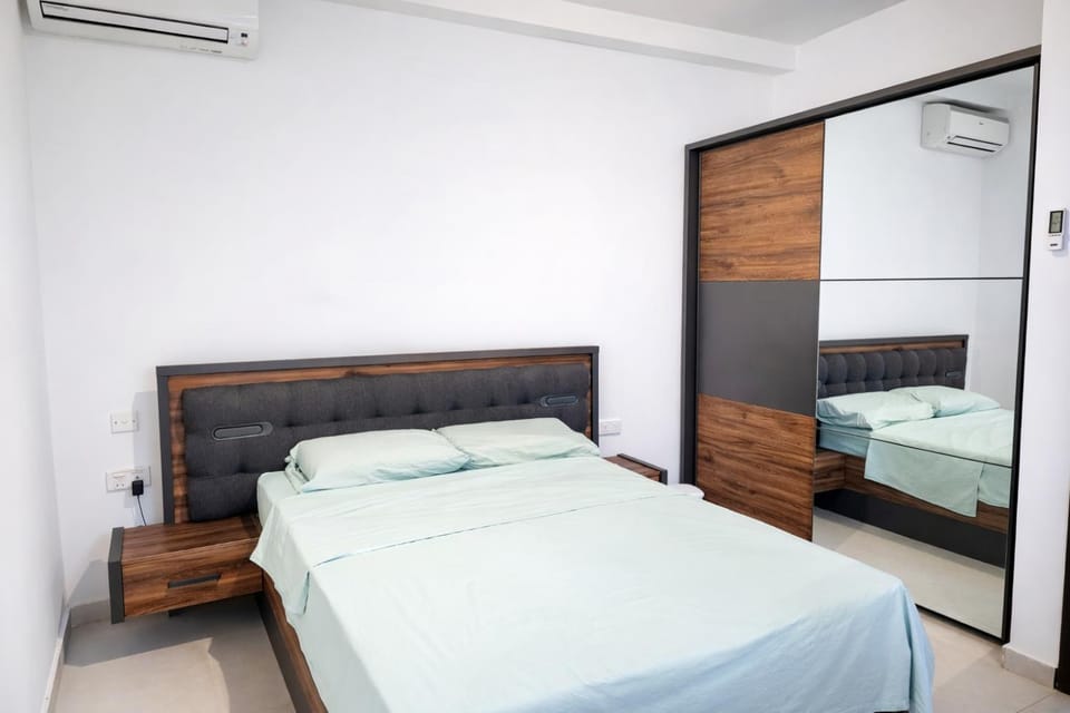 Bedroom, wardrobe, air conditioner