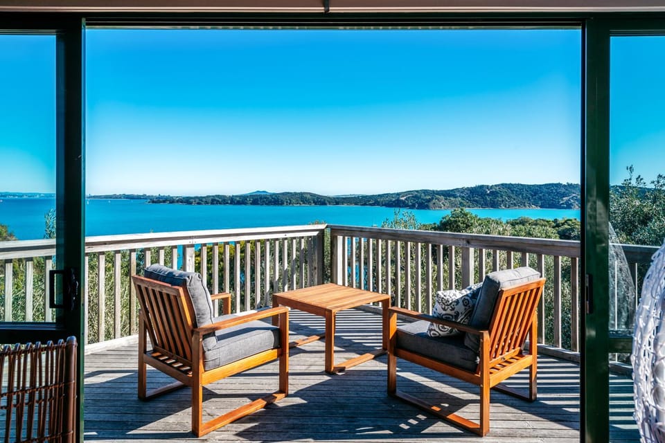 Patio, Natural landscape, Seating area, Sea view