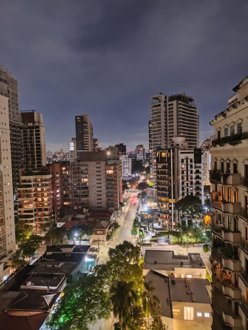 Property building, Night, Neighbourhood, Bird's eye view, City view, Street view, Location