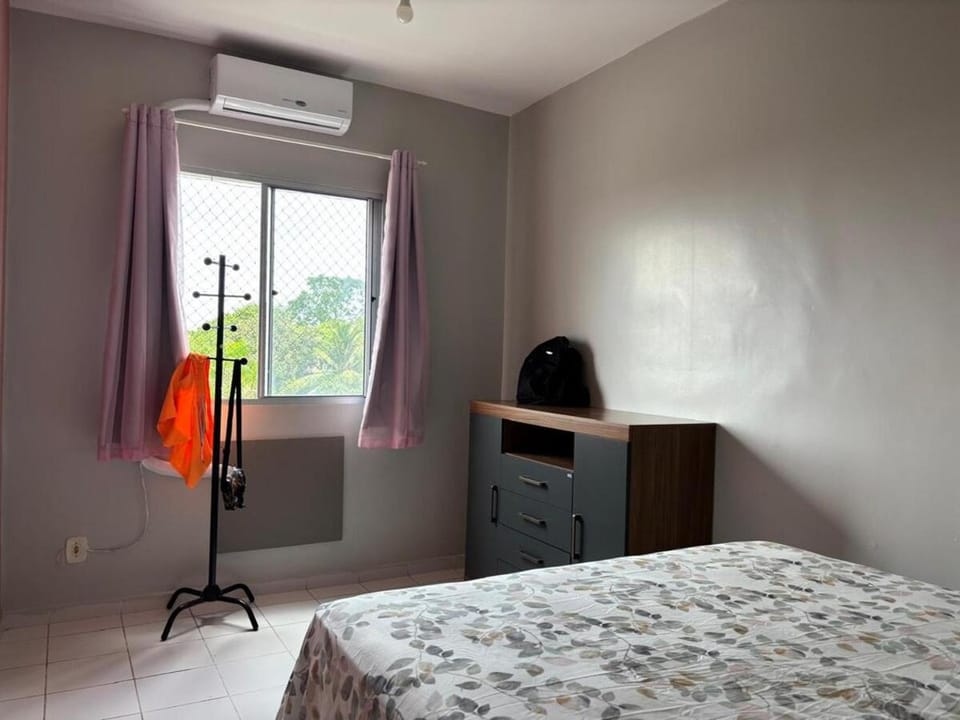 Photo of the whole room, air conditioner