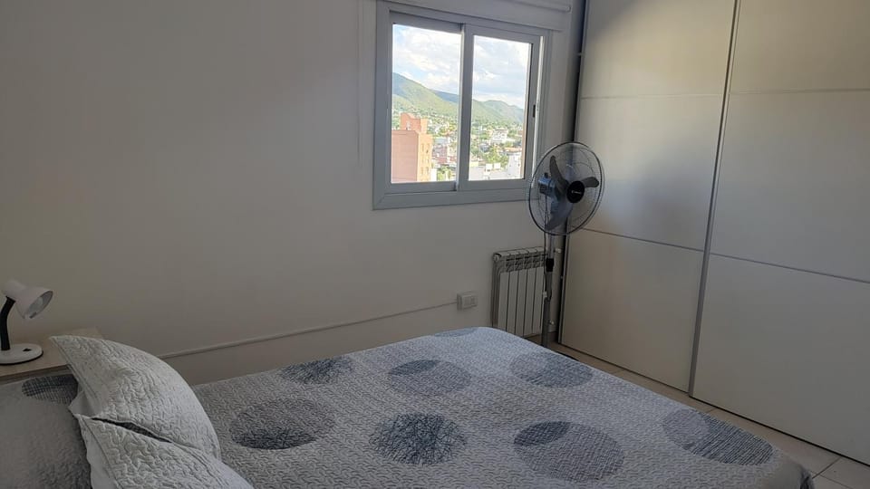 Bed, Photo of the whole room, Bedroom, Mountain view, heating