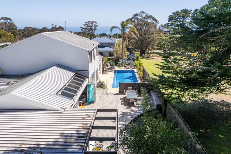 Property building, Pool view