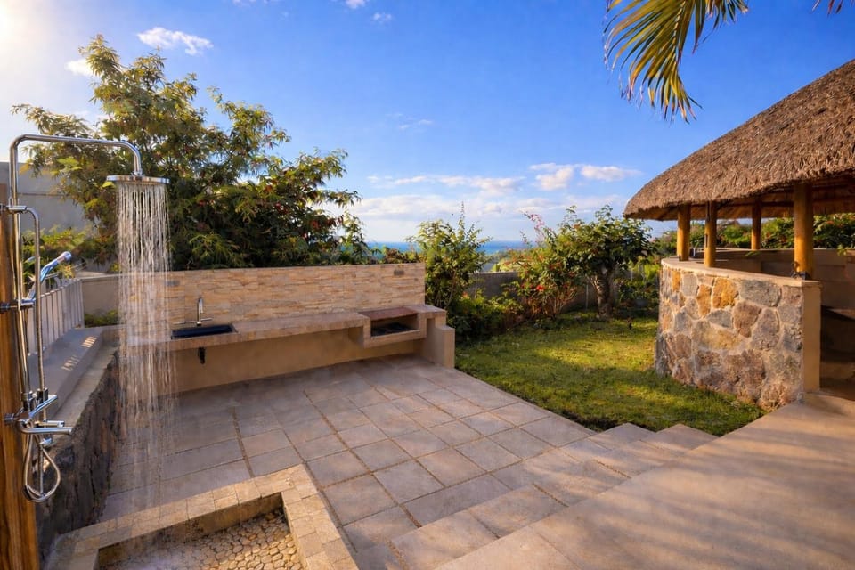 Natural landscape, Garden view, Pool view