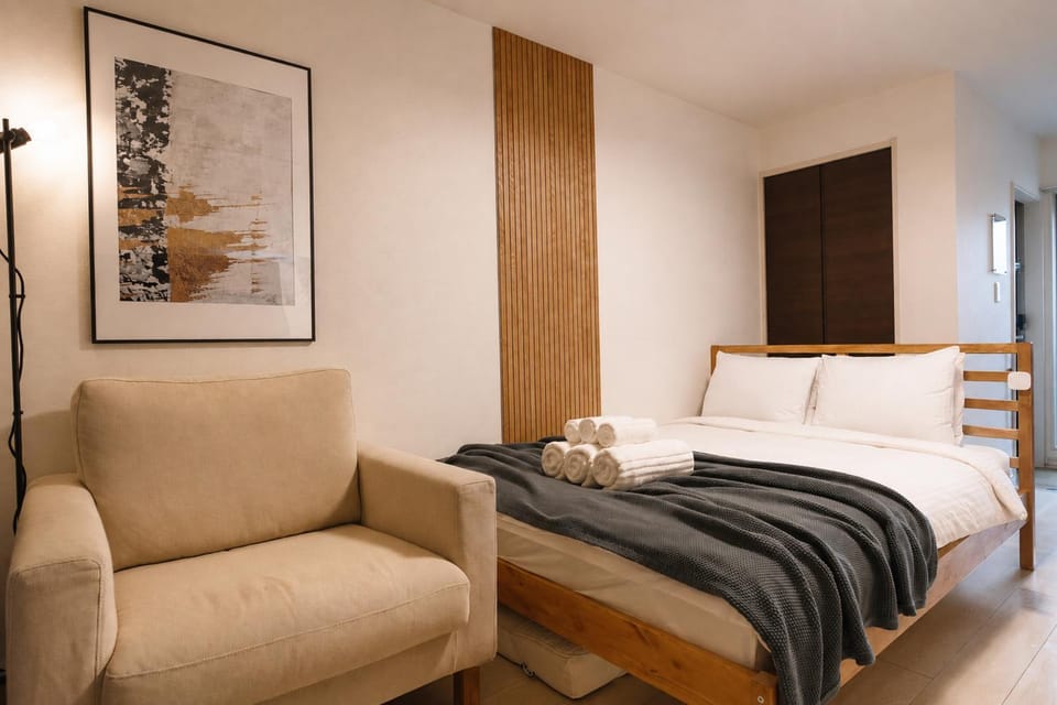 Japandi Apartment near Haneda 7 min to Heiwajima Station Apartment in Japan
