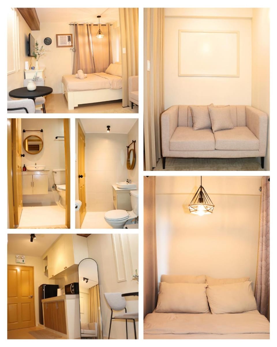 Kitchen or kitchenette, Living room, Seating area
