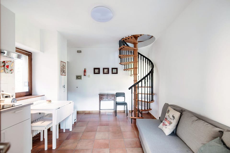 Kitchen or kitchenette, Living room, Dining area