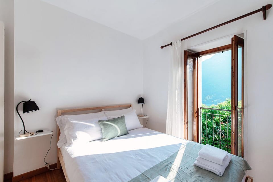 Bed, Natural landscape, Bedroom