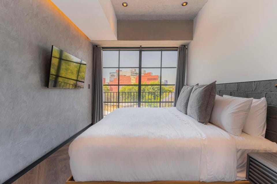 Capitalia Michoacan Condesa w Balcony Views Apartment in Mexico City