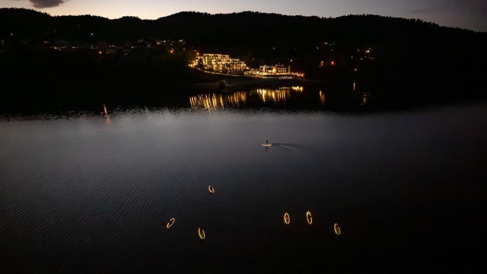 Property building, Canoeing, Lake view