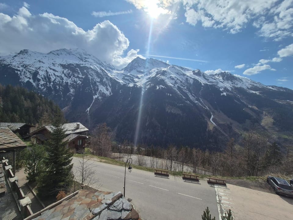 Natural landscape, Winter, Mountain view