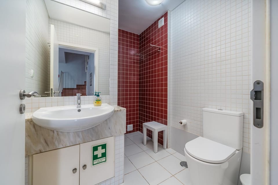 Bathroom, Living room