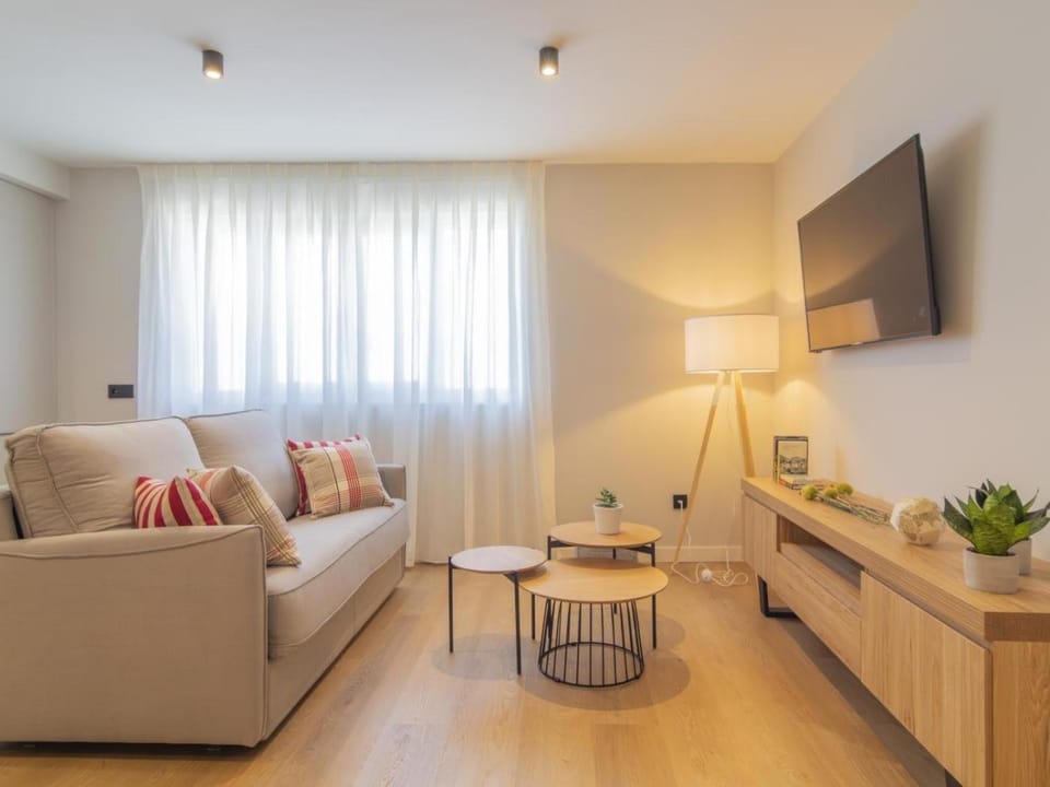 Bed, TV and multimedia, Living room, air conditioner