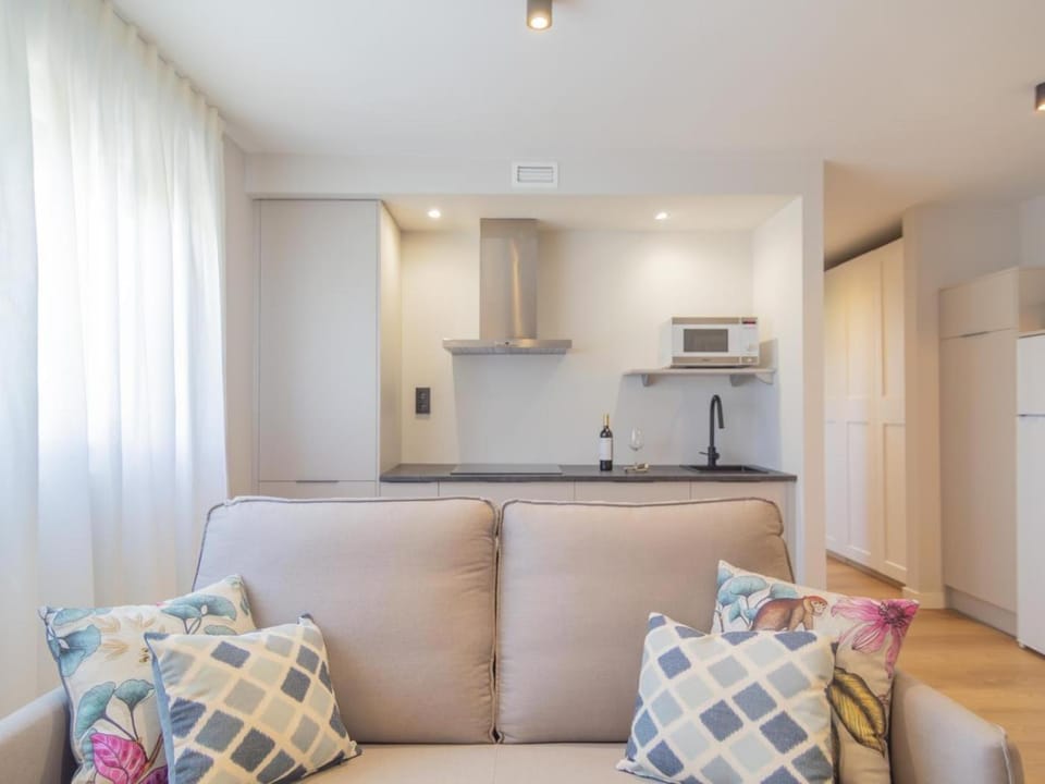 Bed, Living room, kitchen, air conditioner