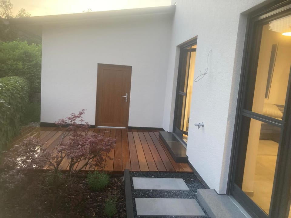 Property building, Garden view