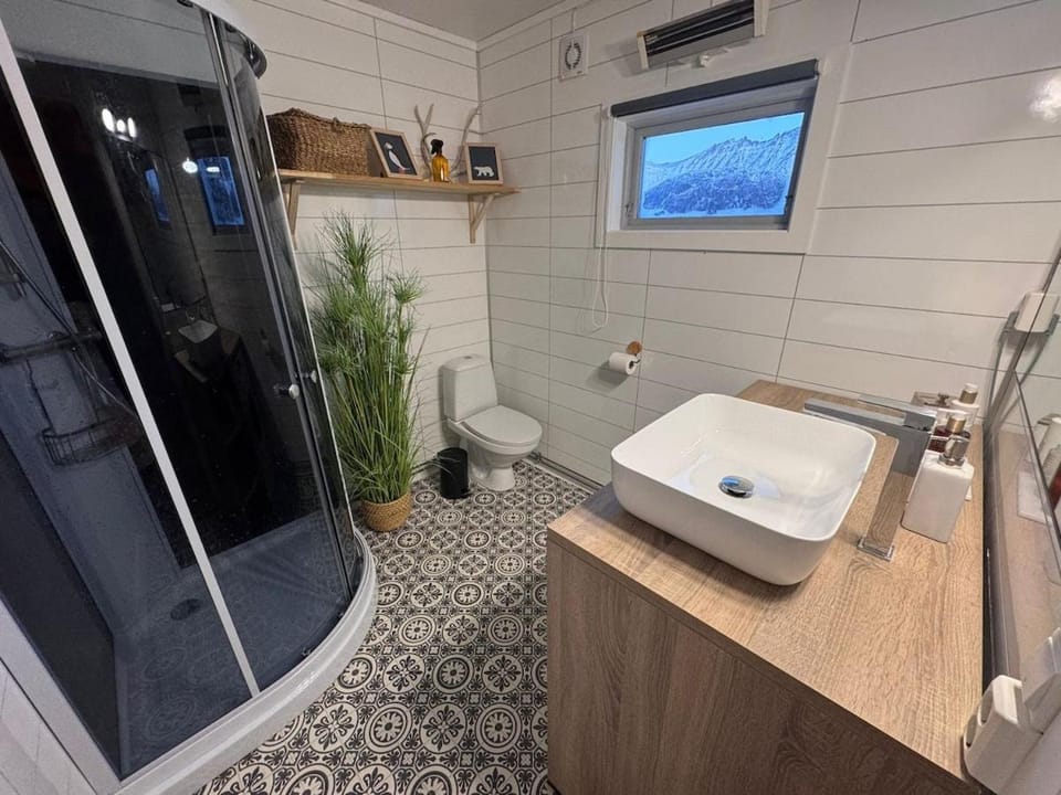 Aurora Boutique Hut with private sauna House in Nordland, Norway