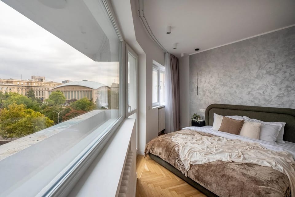 Bed, View (from property/room), Balcony/Terrace, Photo of the whole room, Bedroom