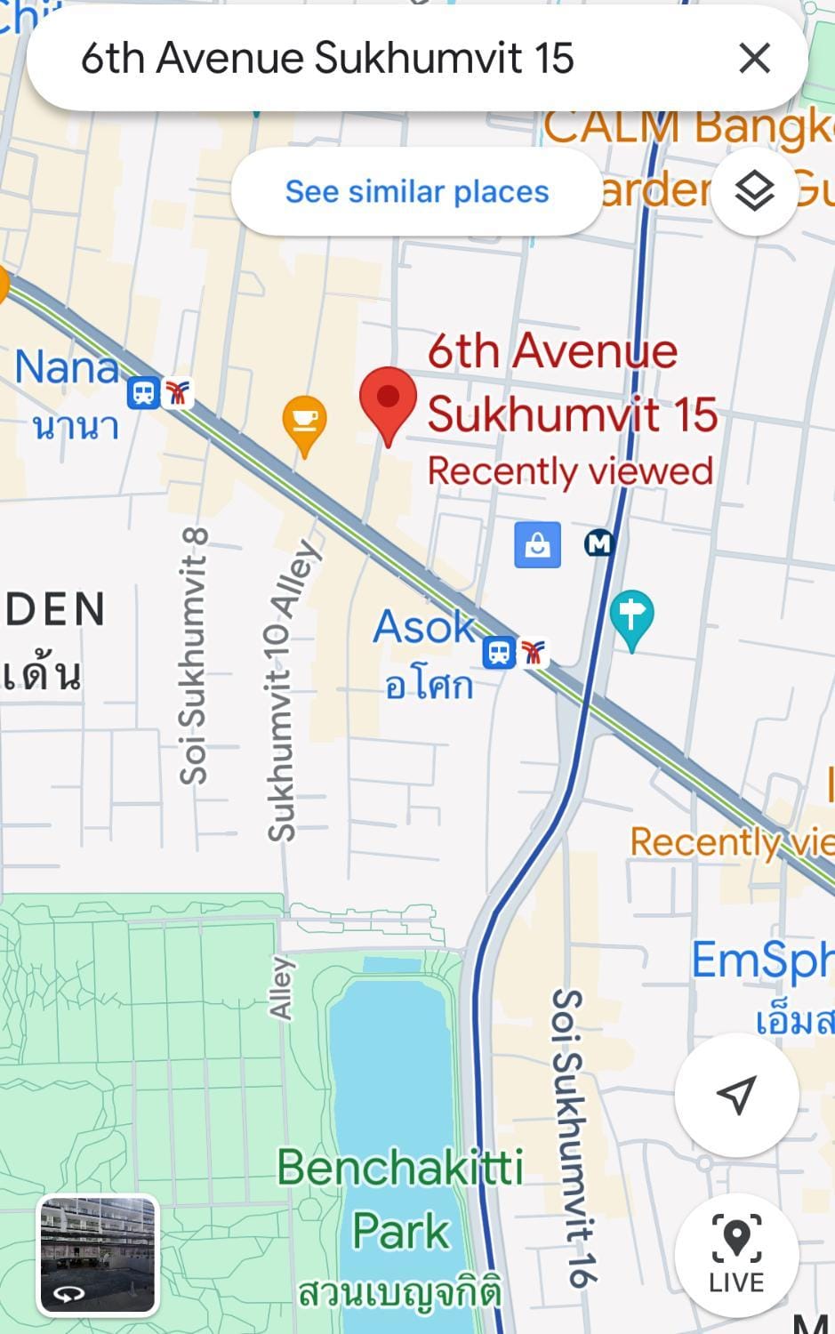 6th Avenue Sukhumvit BKK 403 BTS Asoke Nana MRT Sukhumvit Apartment in Bangkok