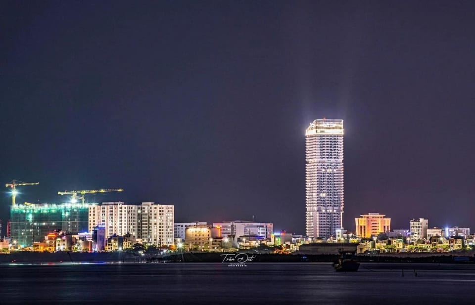 Property building, Night, Natural landscape, City view, Sea view