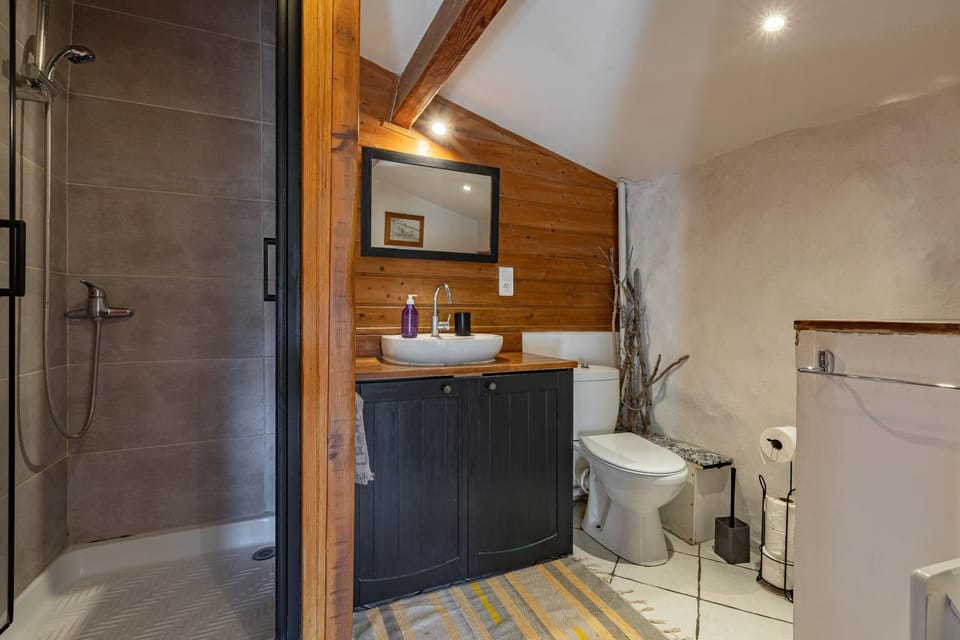 Bathroom, Living room