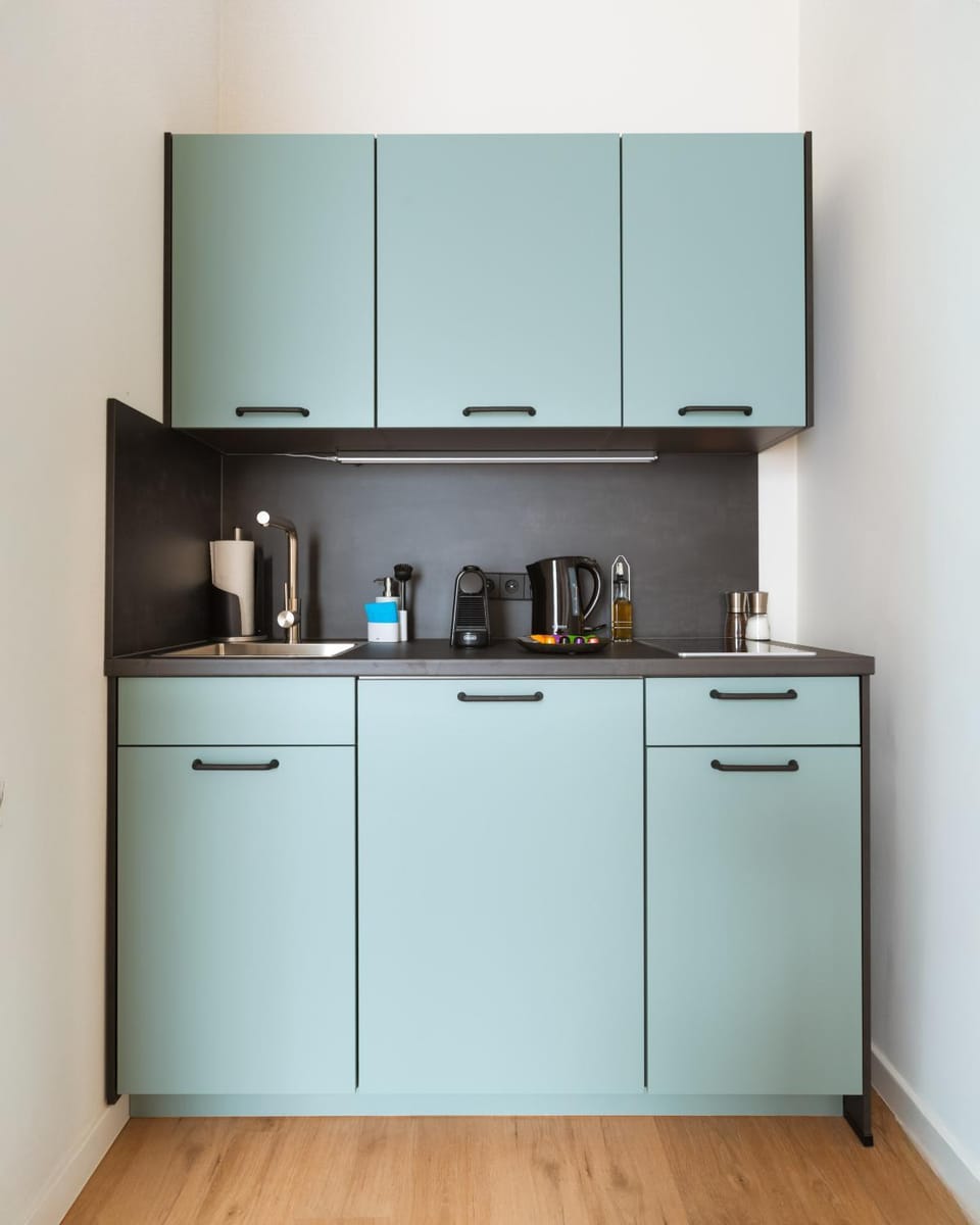 Coffee/tea facilities, Kitchen or kitchenette, stove