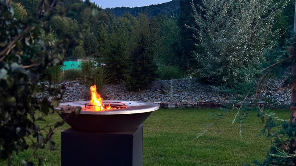 BBQ facilities, Garden view