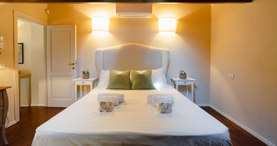 Bed, Photo of the whole room, Bedroom, towels, wardrobe