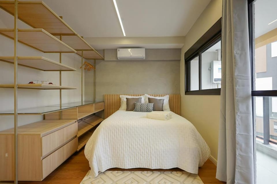 SB 1006 · Studio c/ Varanda - Metro Brooklin e Shop Morumbi Apartment in Sao Paulo City