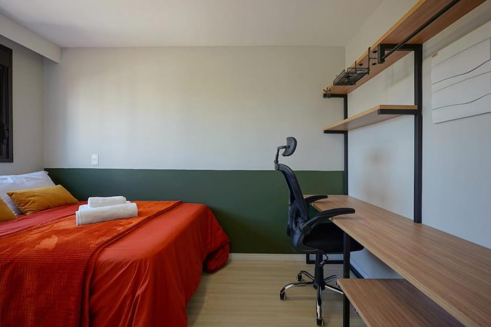 SB 1309 · Home Office • Quarto • Sala • Closet • Shop Morumb Apartment in Sao Paulo City