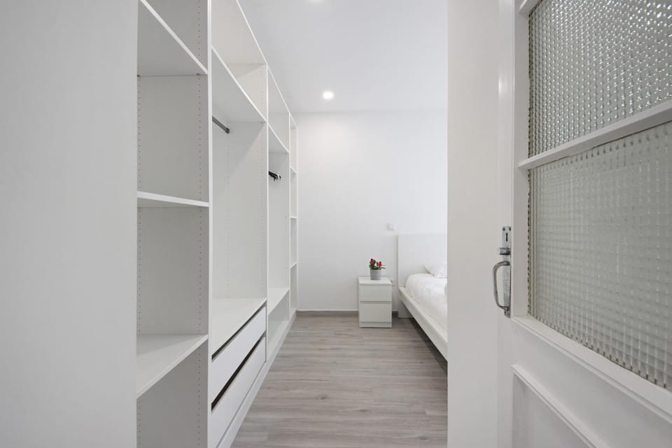 Property building, Living room, Bedroom