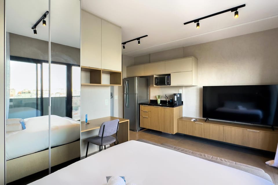 Studio moderno e funcional VN Capote Valente Apartment in Sao Paulo City