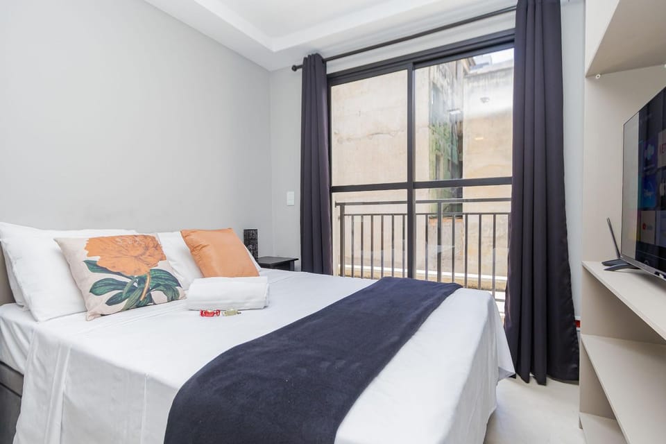 Studio com Sacada no All You Need - ALL0305 Apartment in Curitiba