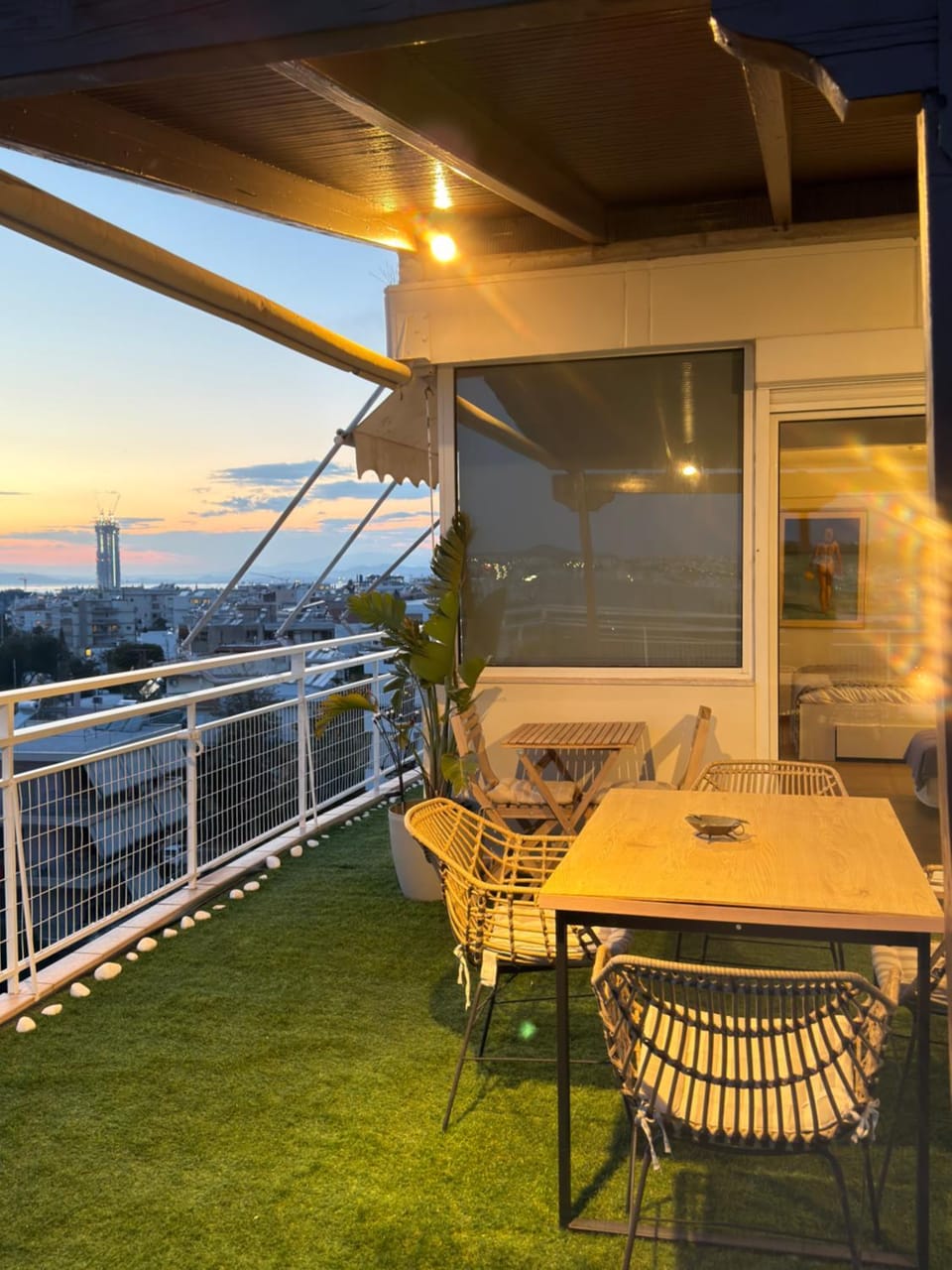 Glyfada Residence Top Floor With Sea & Tower View Apartment in South Athens