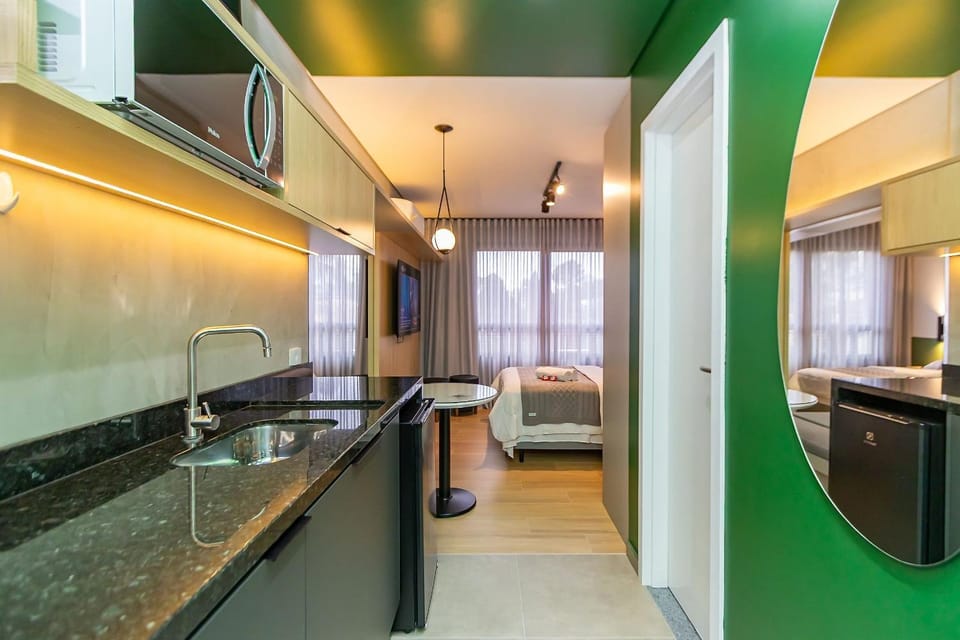 Studio Super Completo em Região Tranquila -EIX0202 Apartment in Curitiba