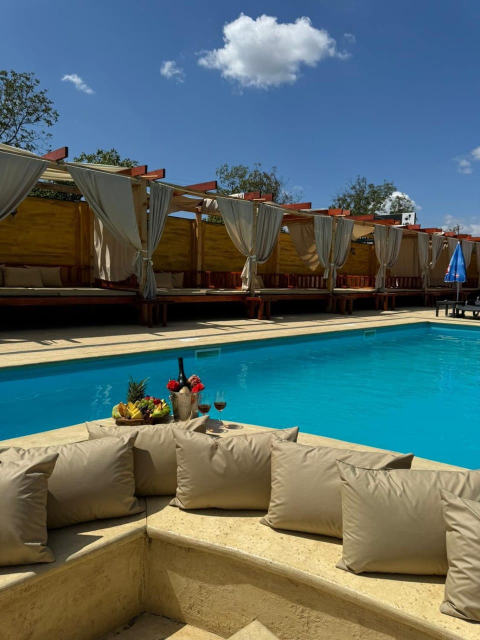 etno brvnara sa bazenom Chalet in Vojvodina