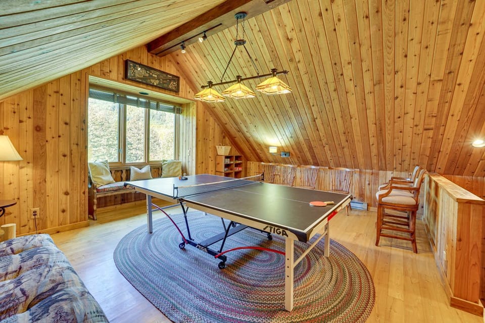 Game Room + Views: Cabin Near Purgatory Resort! Cabin in La Plata County