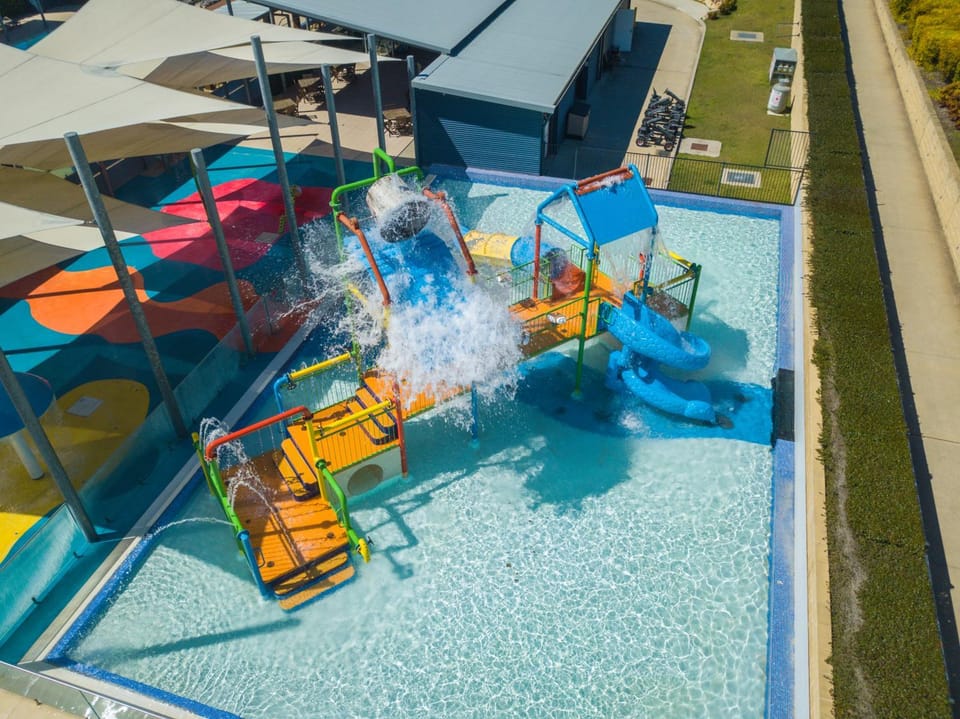 Aqua park, children