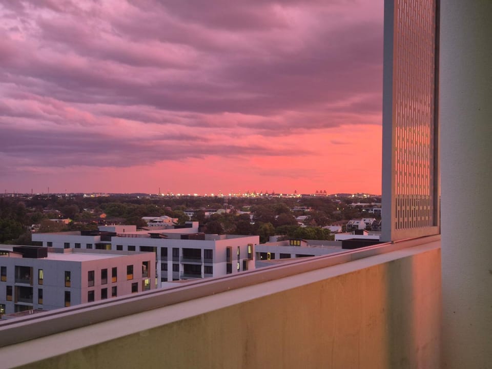 View (from property/room), Balcony/Terrace, Sunset