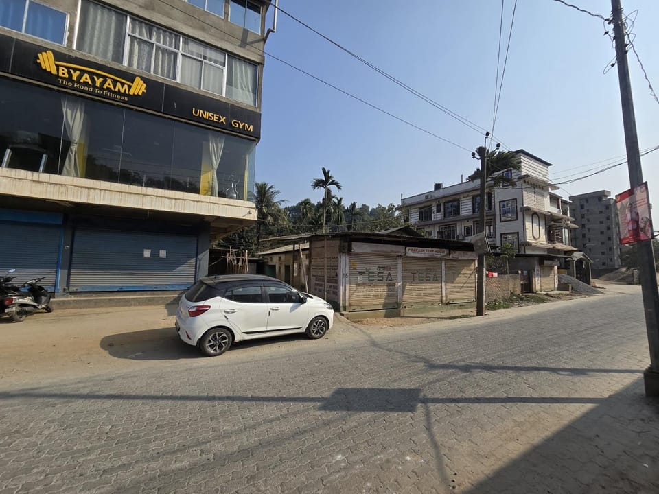 Quiet street view