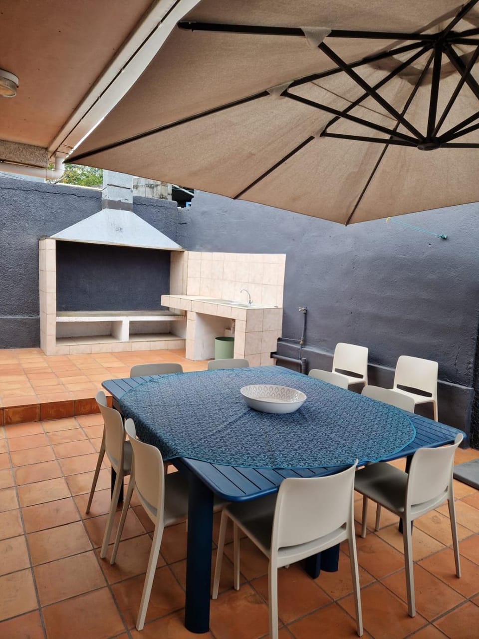 Patio, BBQ facilities, Dining area