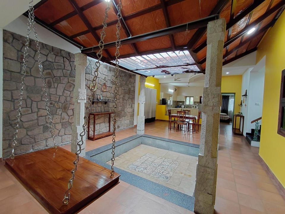 SHI's Chettinad Courtyard Villa a 3BHK near Adiyogi Villa in Kerala