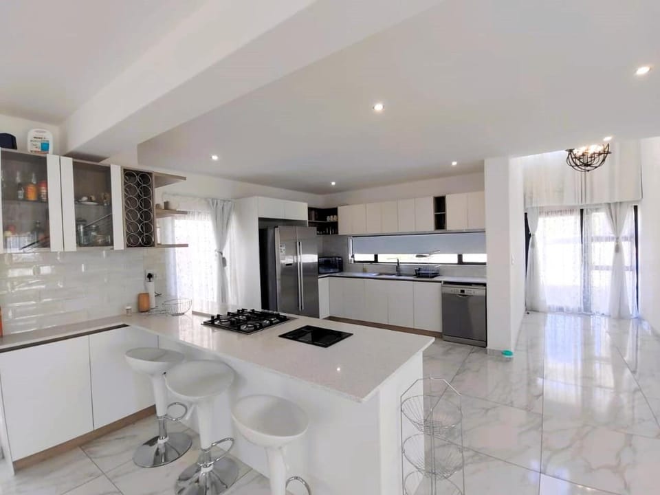 Kitchen or kitchenette, dishwasher, oven