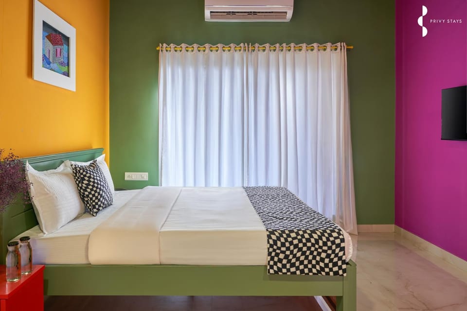 Bedroom, air conditioner