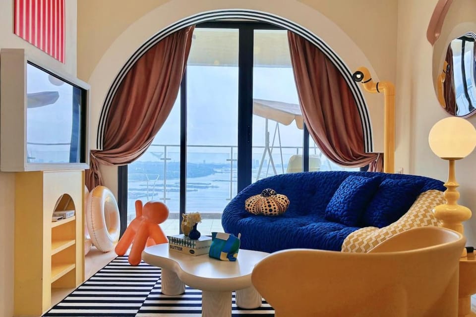 Dooga Ins-Retro Dreamland Seaview Bathtub by Doogahome Homestay Apartment in Johor Bahru