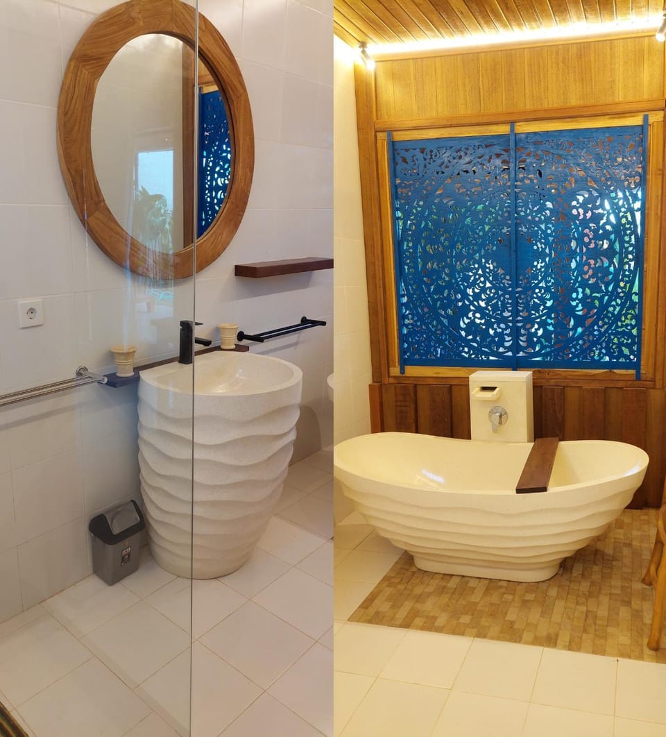 Private villa with pool and beautiful views of the rice fields Villa in Abiansemal