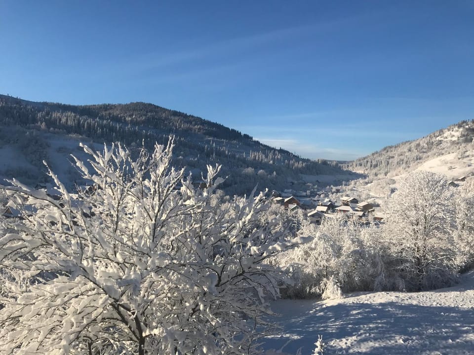 Winter, Mountain view