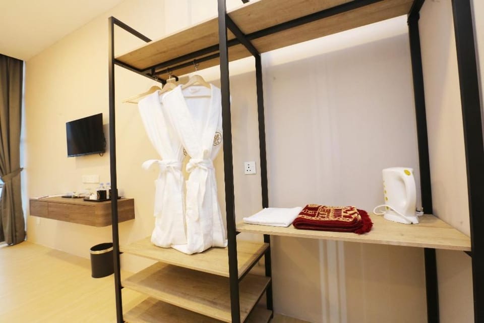 bunk bed, wardrobe