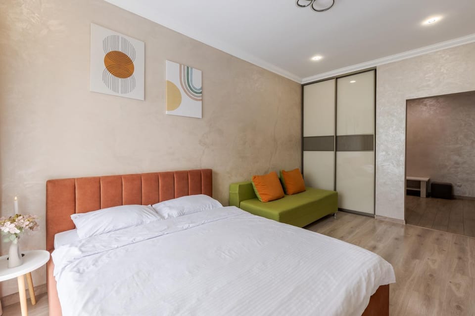 Bed, Photo of the whole room, Bedroom, wardrobe