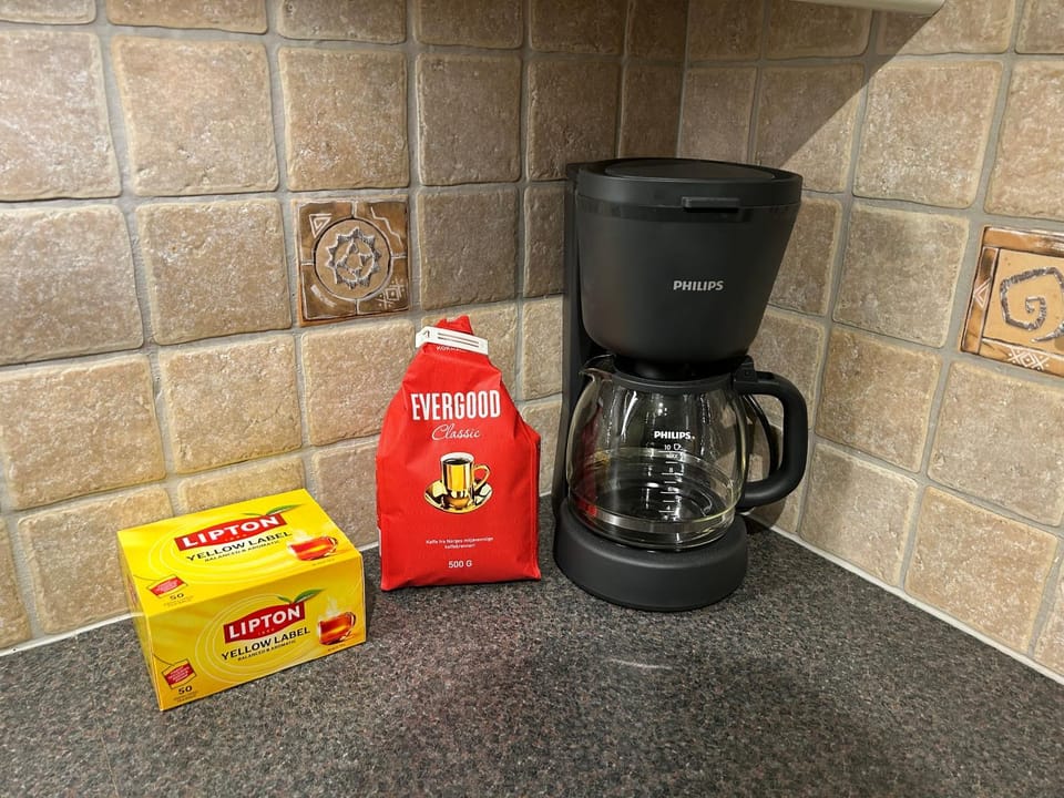 Coffee/tea facilities, Kitchen or kitchenette, toaster