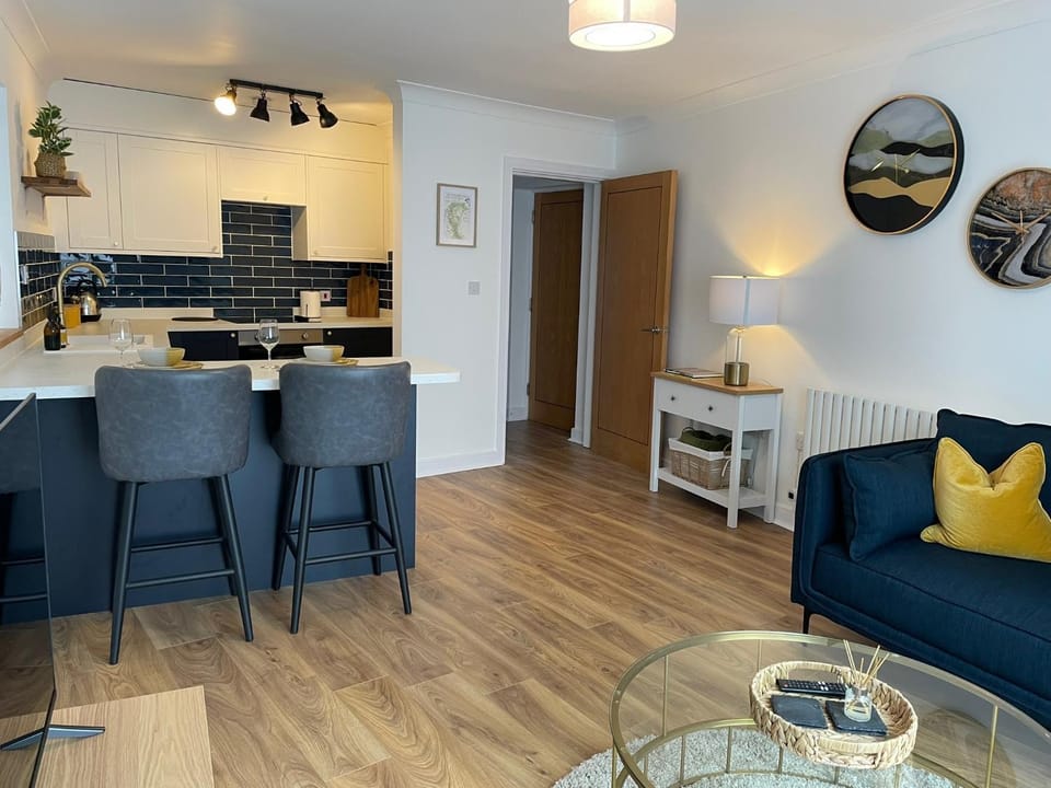 Kitchen or kitchenette, Living room, Dining area